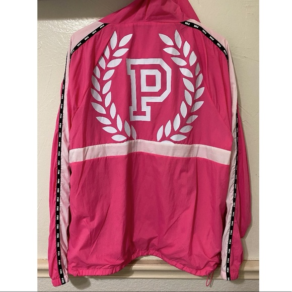 New PINK windbreaker M/L - Picture 2 of 7
